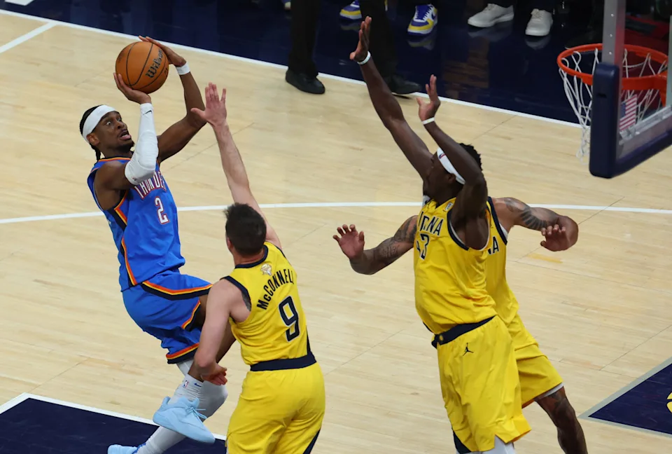 Shai Gilgeous-Alexander scores clutch jumper in Thunder’s comeback against Pacers during NBA Finals Game 4